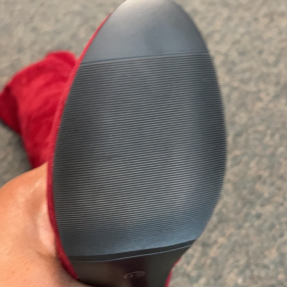 Red Suede Thigh highs - Picture 5 of 5